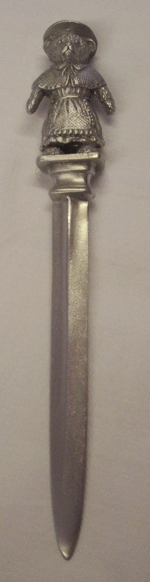 Branwen Bear Pewter Letter Opener